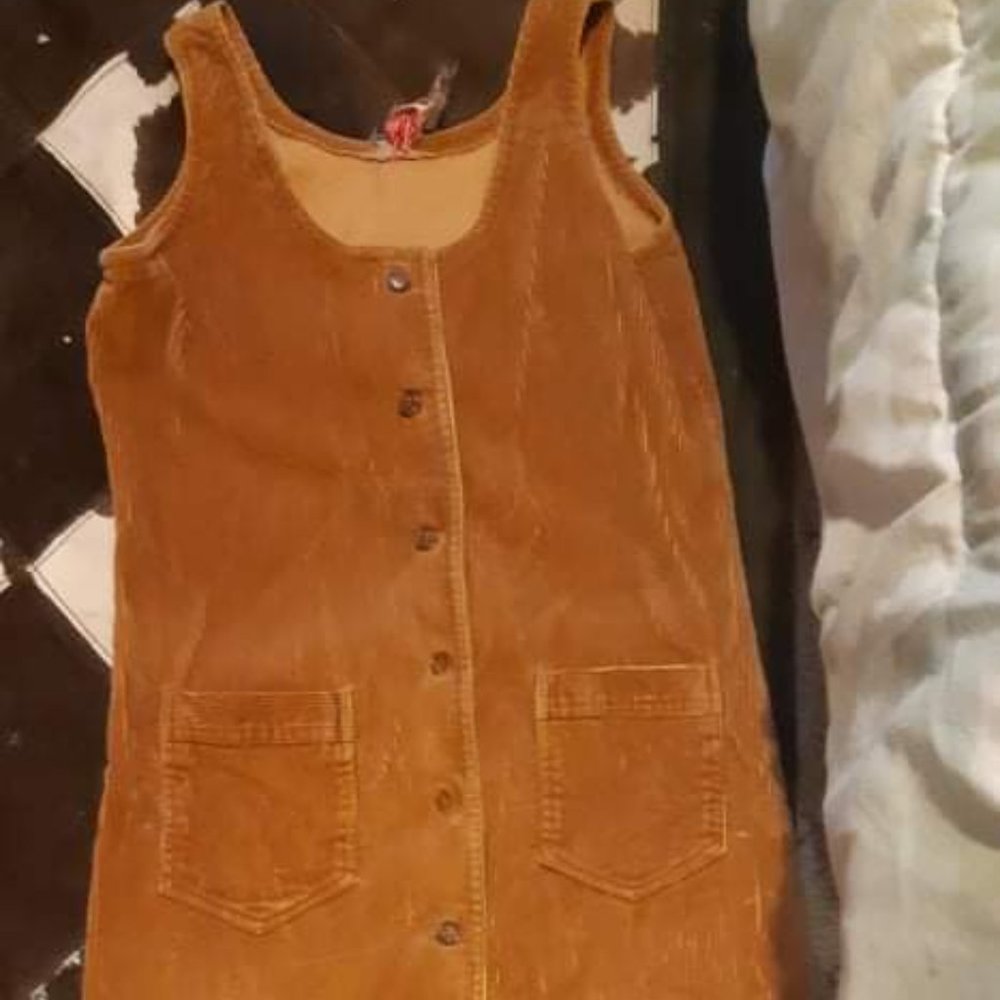 vintage corduroy dress
